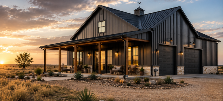 Barndominium in West Texas